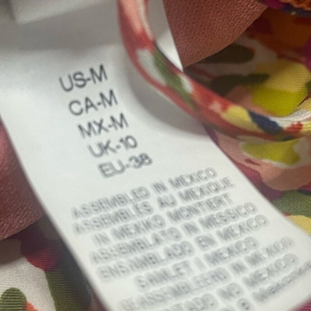 Lucky Brand Desert Oasis Medium Bandeau with Straps Bikini - Picture 9 of 10